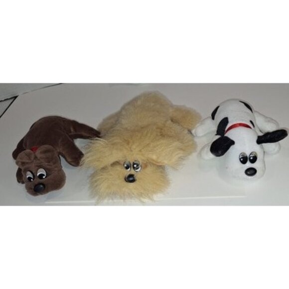 Lot of 3 vintage plush pound puppies puppys tonka - Picture 1 of 11